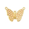 Butterfly Rack Plating Brass Pendants KK-I716-16G-1