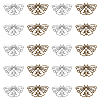 DICOSMETIC 80Pcs 2 Colors Tibetan Style Retro Alloy Pendants FIND-DC0003-51-1