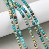 Dyed Natural Regalite/Imperial Jasper/Sea Sediment Jasper Beads Strands G-B124-C05-02-5