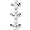 Angel Fairy Shape Glass Pearl Beads Strands AJEW-JB01180-01-1