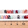 Electroplate Opaque Glass Beads Strands EGLA-N022-05B-A01-4