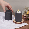 Ceramic Whiteware Candle Holder DJEW-WH0068-01A-3
