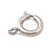Brass Spring Ring Clasps KK-D407-20P-C-2