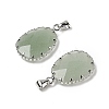 Natural Green Aventurine Pendants G-H086-01P-01-2