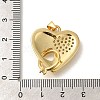 Rack Plating Brass with Cubic Zirconia Pendants KK-Z086-12G-03-3