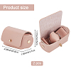 PU Imitation Leather Wedding Ring Pouch ABAG-WH0045-10C-2