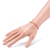 Round Opaque Colours Glass Seed Beads Stretch Bracelets BJEW-JB06010-02-4
