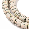 Handmade Polymer Clay Beads Strand CLAY-Z002-01D-3