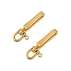 2Pcs Brass Shackle Clasps KK-PH0012-62B-G-6