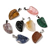 Natural & Synthetic Mixed Gemstone Pendants G-B127-01P-2