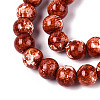 Baking Paint Glass Beads Strands DGLA-N016-8mm-06-3