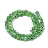 Handmade Evil Eye Lampwork Beads Strands LAMP-S191-02A-02-1