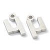 Non-Tarnish 304 Stainless Steel Charms STAS-G244-01M-2