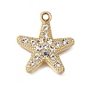 UV Plating Alloy Crystal Rhinestone Pendants RB-CBAD37D-32G-1