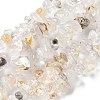 Natural Herkimer Diamond Beads Strands X-G-M205-95-1
