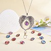 DIY Interchangable Pendant ID Card Holder Necklace Making Kit DIY-SZ0009-81-3