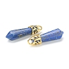 Bullet Natural Lapis Lazuli Pointed Pendants G-E332-C04-G-3