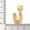 Brass Micro Pave Colorful Cubic Zirconia Pendants KK-P281-01G-U-3