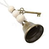 Iron Bell Hanging Ornaments HJEW-JM02523-01-4