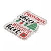 Christmas Theme Acrylic Pendants OACR-R003-01A-11-2