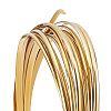 Half Round Brass Wire for Jewelry Making CWIR-WH0003-02-4