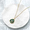 304 Stainless Steel Micro Pave Cubic Zirconia constellation Pendant Necklaces NJEW-R021-01G-02-2