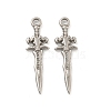 Non-Tarnish 304 Stainless Steel Pendants X-STAS-O004-06D-P-1