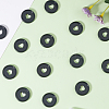 50Pcs Flat Round Heart Acrylic Loose Leaf Ring Round Binder Discs DIY-CP0012-14-3