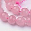 Natural Rose Quartz Beads Strands G-D809-19-10mm-3