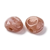 Two Tone Opaque Acrylic Beads MACR-Z002-01C-2