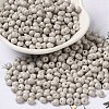 6/0 Opaque Baking Paint Glass Seed Beads SEED-M012-02A-10-1