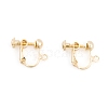 Brass Earring Findings KK-O146-01G-1