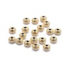 Yellow Gold Filled Corrugated Beads KK-L183-031G-1