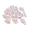 Valentine's Day Transparent Acrylic Beads ACRC-H001-02C-1