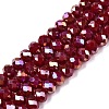 Electroplate Glass Beads Strands LS-EGLA-A044-P6mm-B02-1