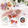 96pcs 8 Colors Transparent Glass Beads GLAA-SZ0001-92-3