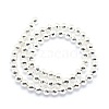 Electroplate Non-magnetic Synthetic Hematite Beads Strands G-L485-02B-S-3