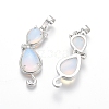 Opalite Kitten Pendants G-J386-E10-2