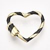 Brass Screw Carabiner Lock Charms KK-S338-26A-1