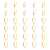 30Pcs 3 Style Rack Plating Brass Earring Hooks KK-DC0002-02-1