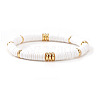 Alloy & Resin Beads Stretch Bracelets for Women UJ8716-5-1