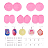 Cheriswelry 110Pcs Food Grade Pendant Silicone Molds DIY-CW0001-26-9