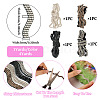 4 Colors Rhinestone Ribbon OCOR-TA0003-08-4