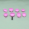 8Pcs Alloy Cooking Set Miniature Ornaments PW-WG6354C-02-1