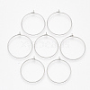 304 Stainless Steel Hoop Earring Findings STAS-T047-17-2