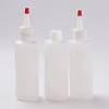 Plastic Squeeze Condiment Bottles with Red Tip Cap AJEW-XCP0001-14-1