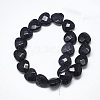 Synthetic Blue Goldstone Beads Strands G-S357-E01-19-2