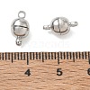 Brass Magnetic Clasp with Loop KK-CBA5585-10P-2