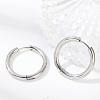 Tarnish Resistant 201 Stainless Steel Huggie Hoop Earrings Findings X-STAS-F149-33P-A-1