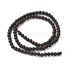 Natural Ebony Wood Beads Strands WOOD-P011-03-4mm-A-4